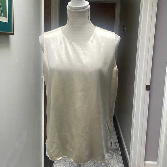 Talbots pure silk reversible tank top - Picture 1 of 4